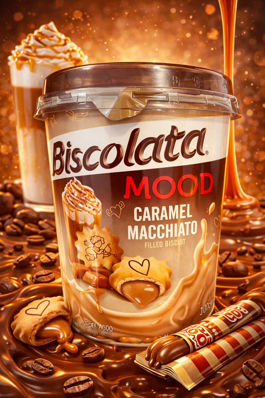 Biscolata moods tub Caramel macchiato