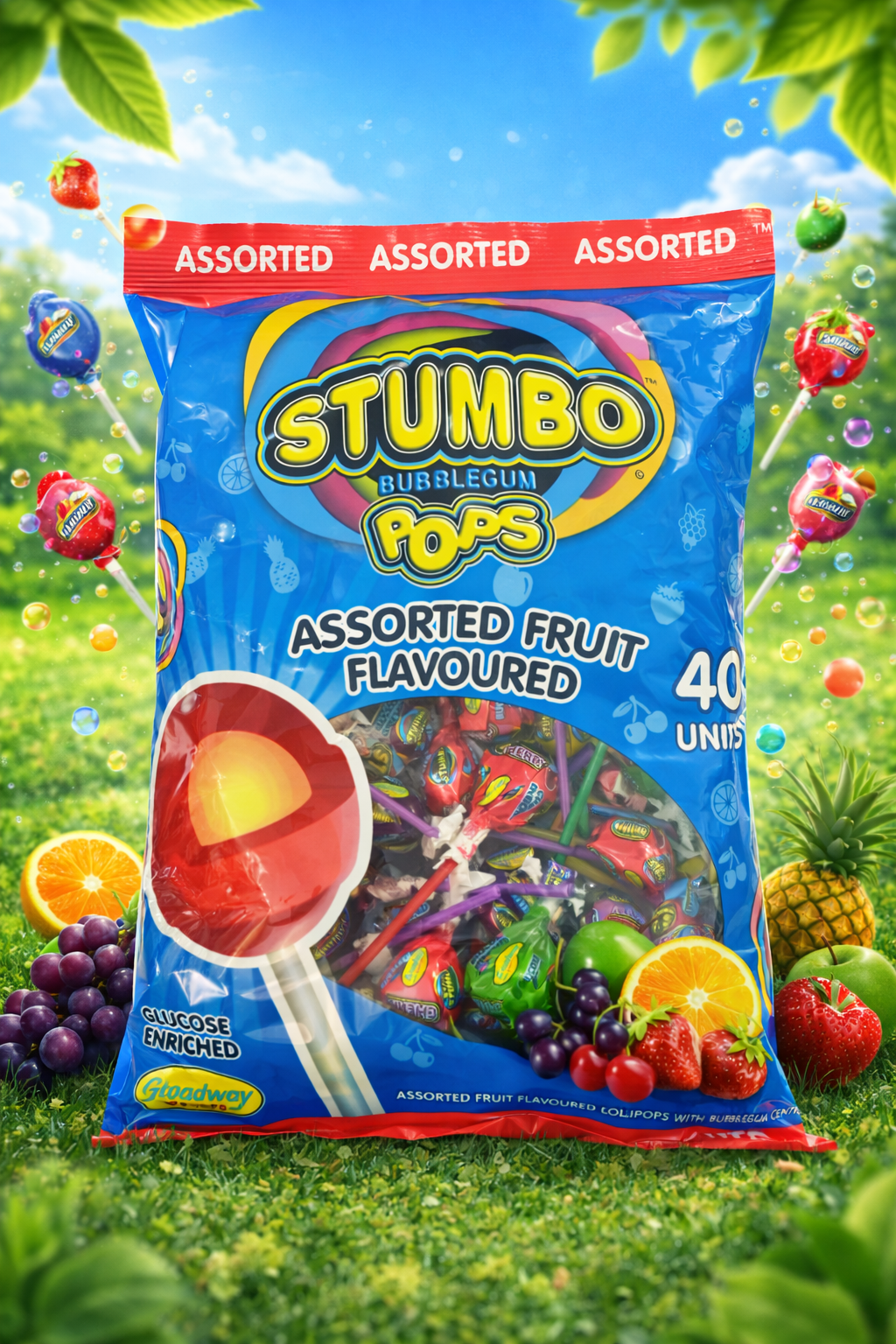 Stumbo Pops Assorted 48s