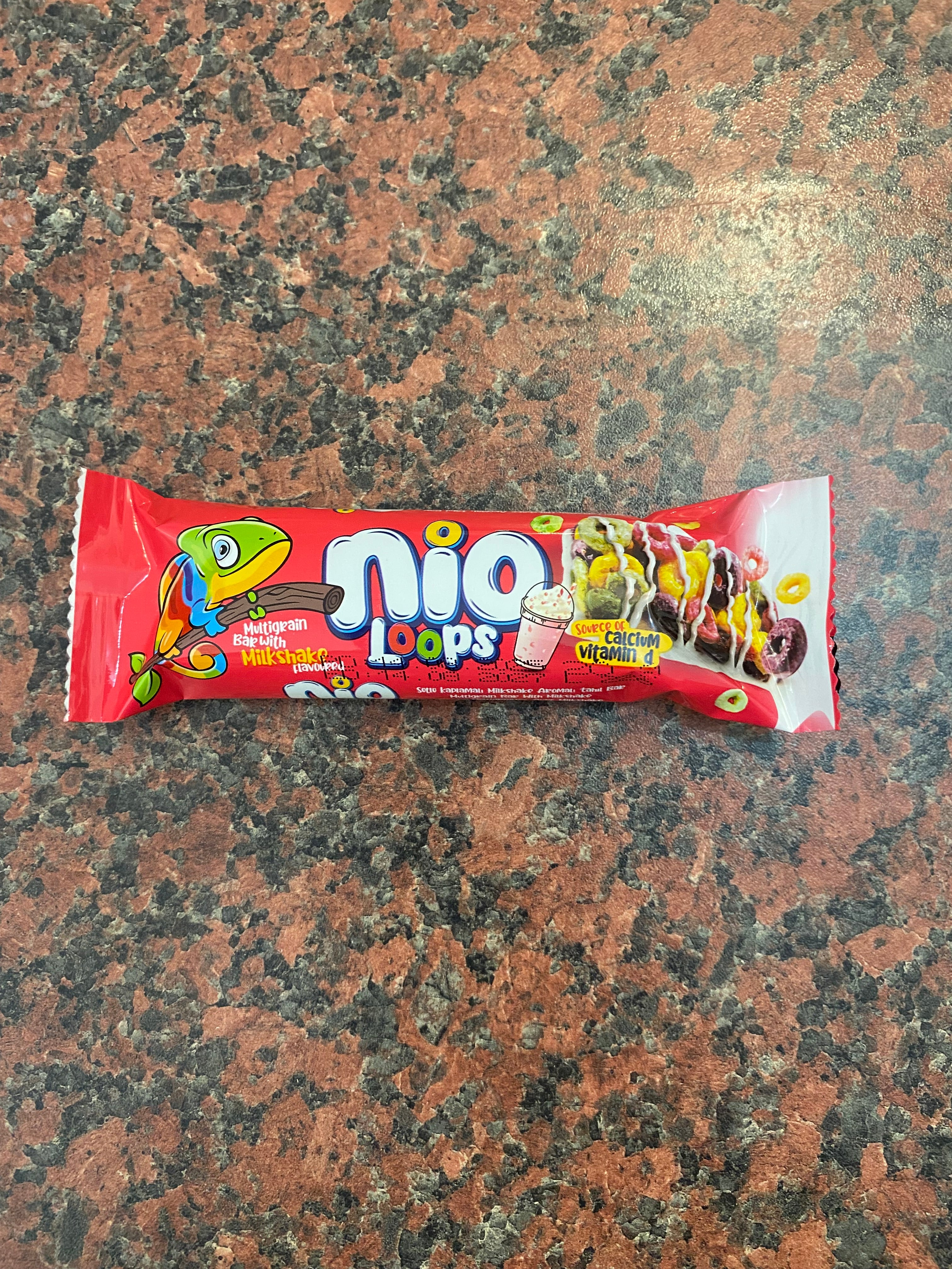 Nio loops cereal bar