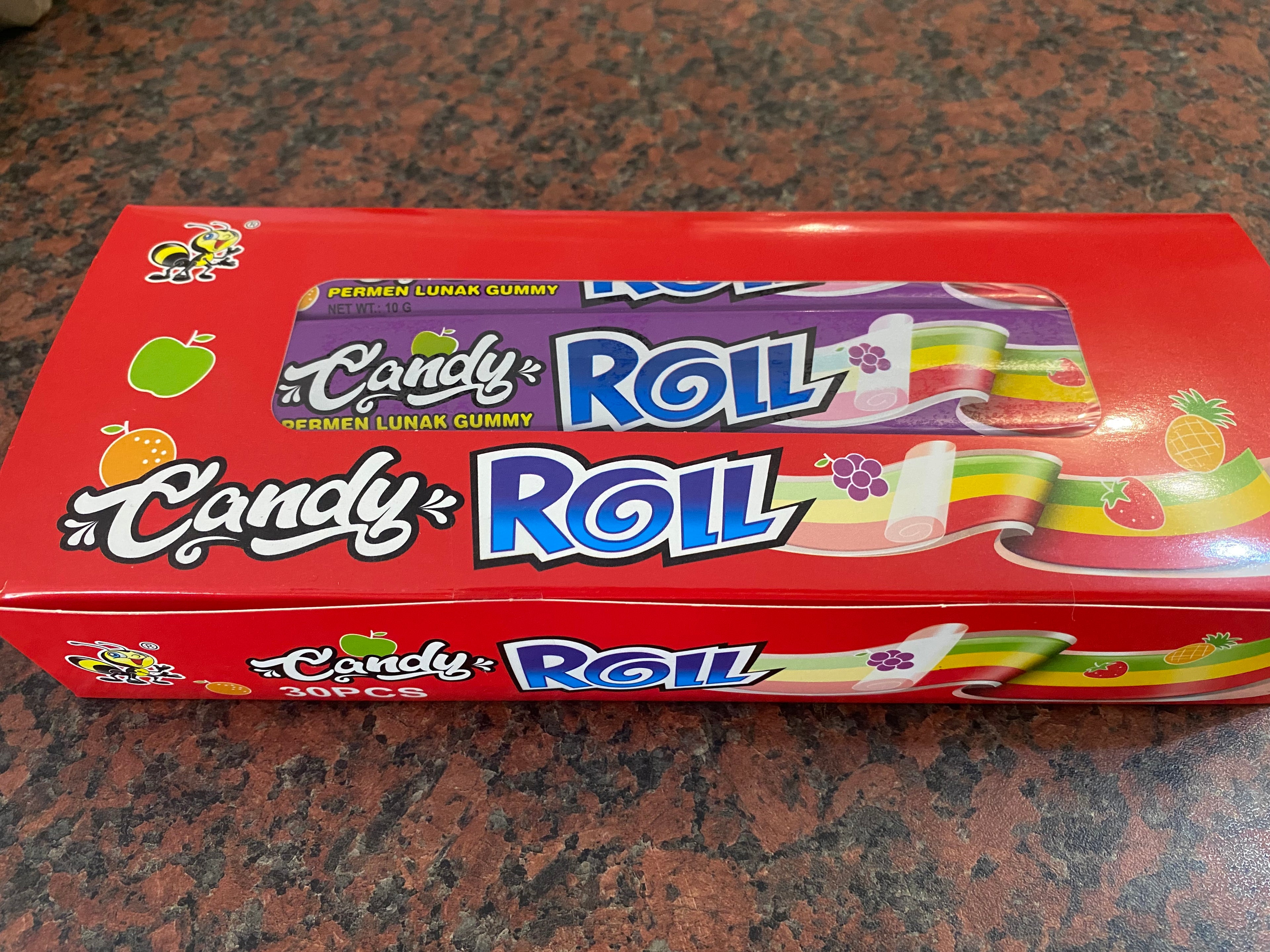 Candy roll fruit juice sweetsx30