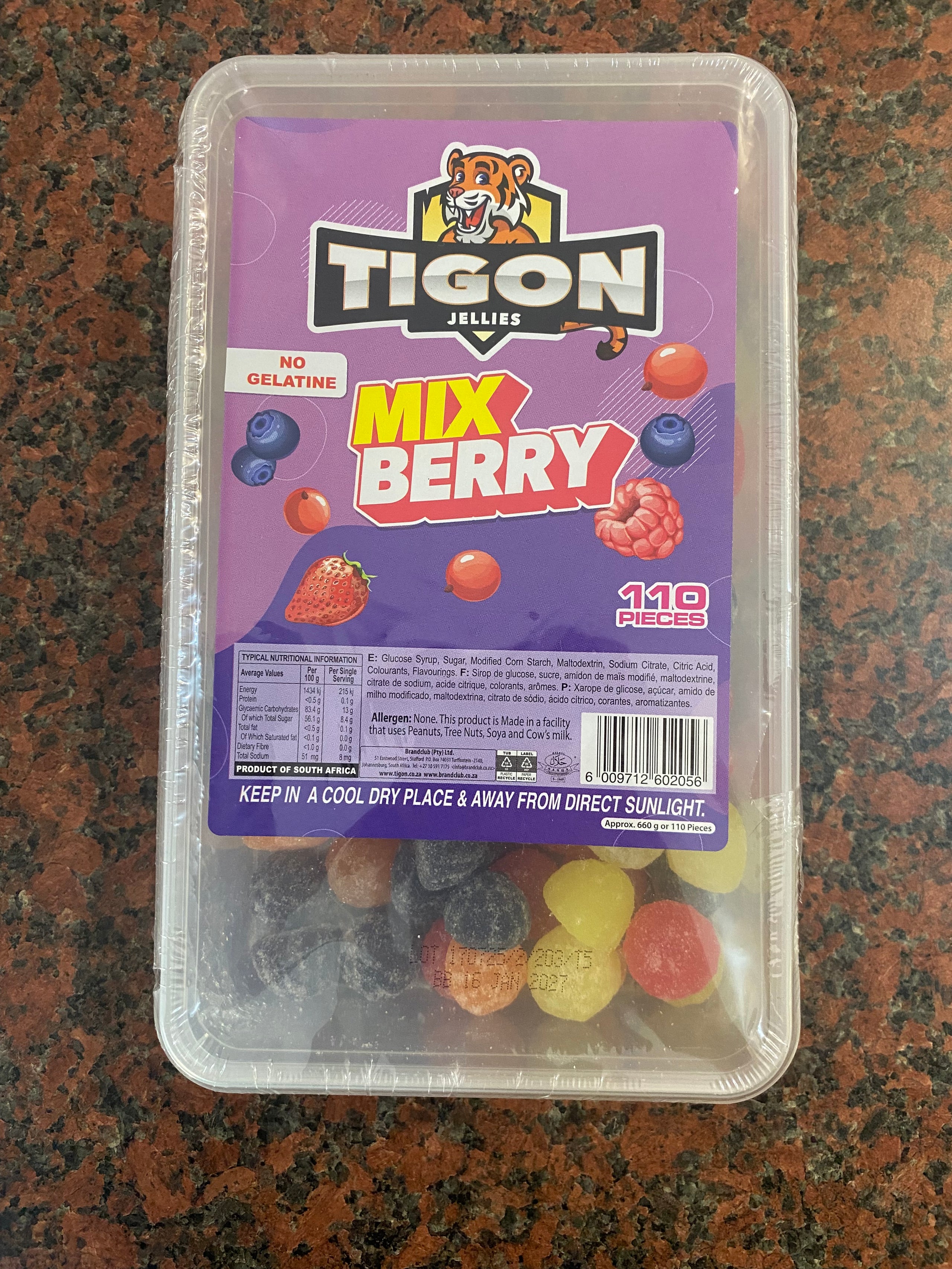 Tigon mix berry tub