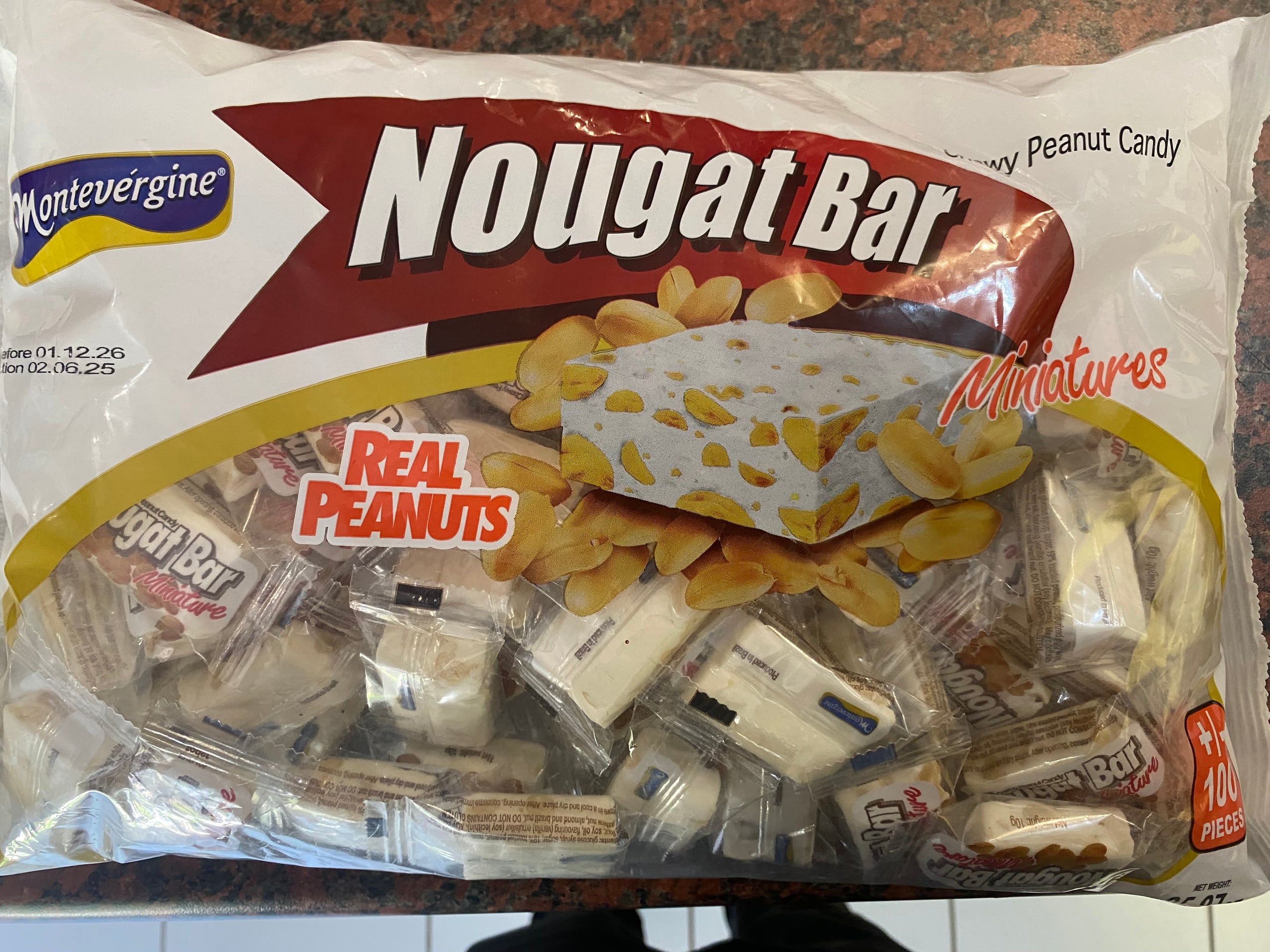 Nougar bar mini x100