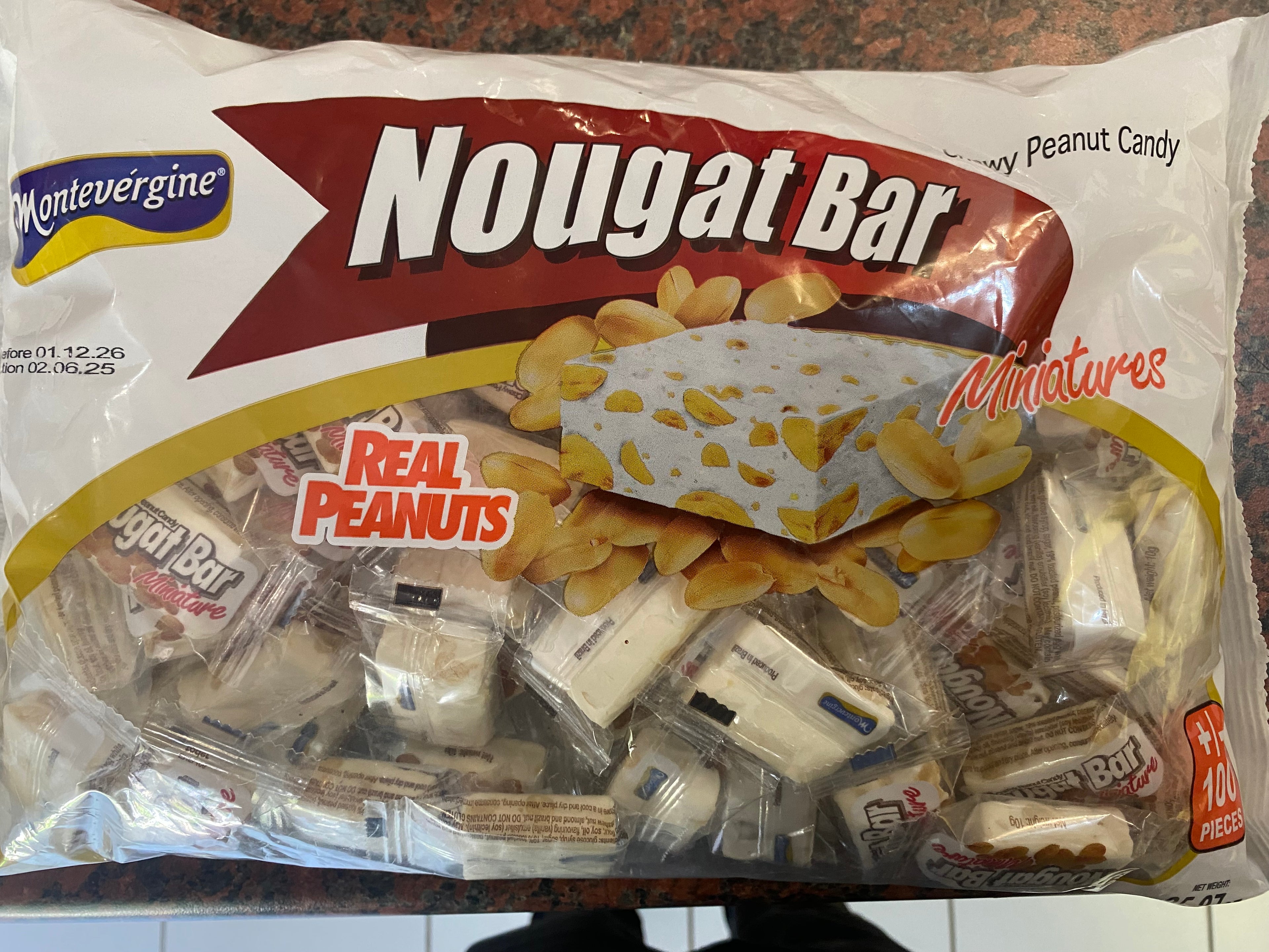 Nougar bar mini x100