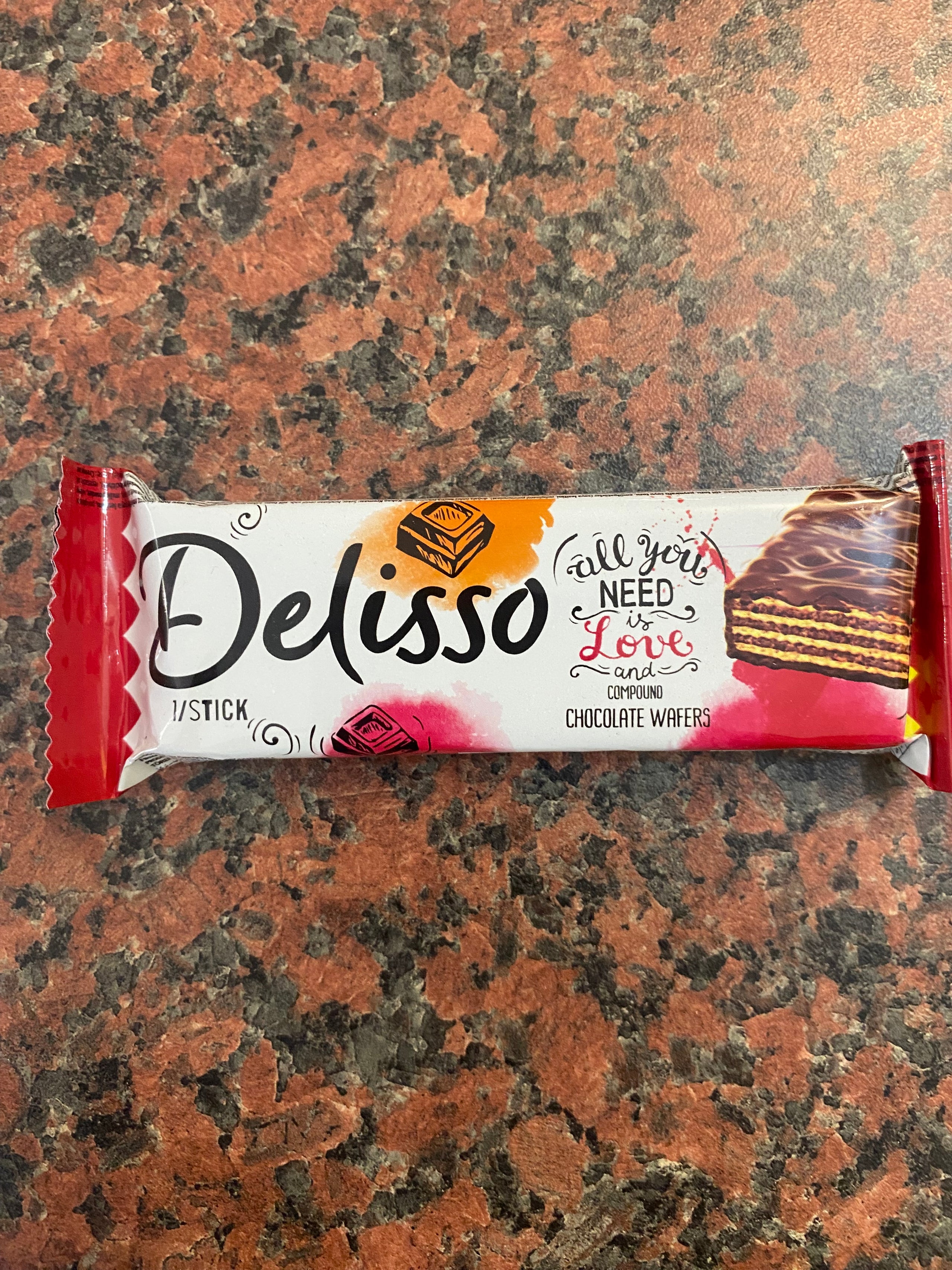 Delisso choc wafer