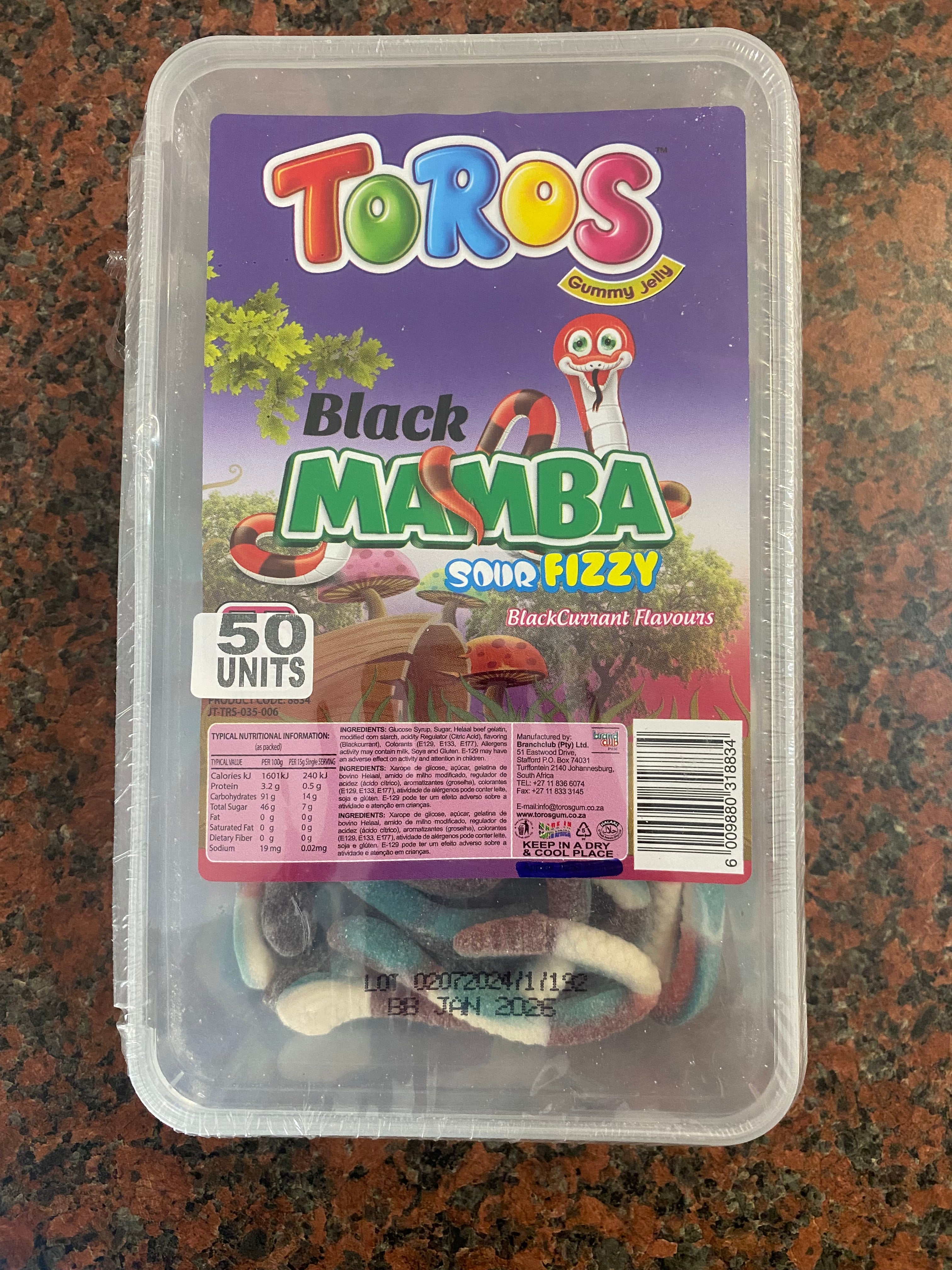 Toros black mambas tub