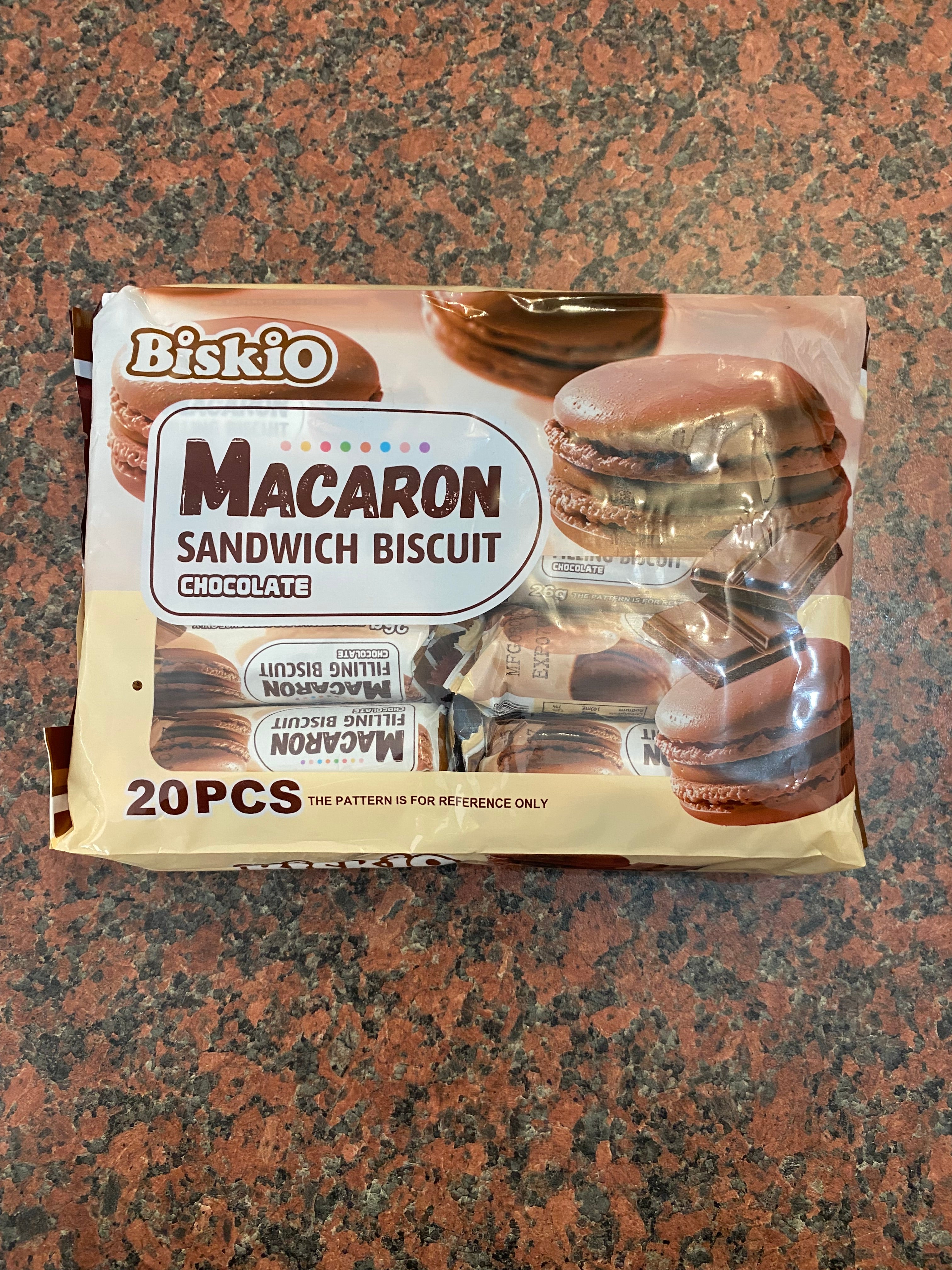 Biskio macaron packets 20