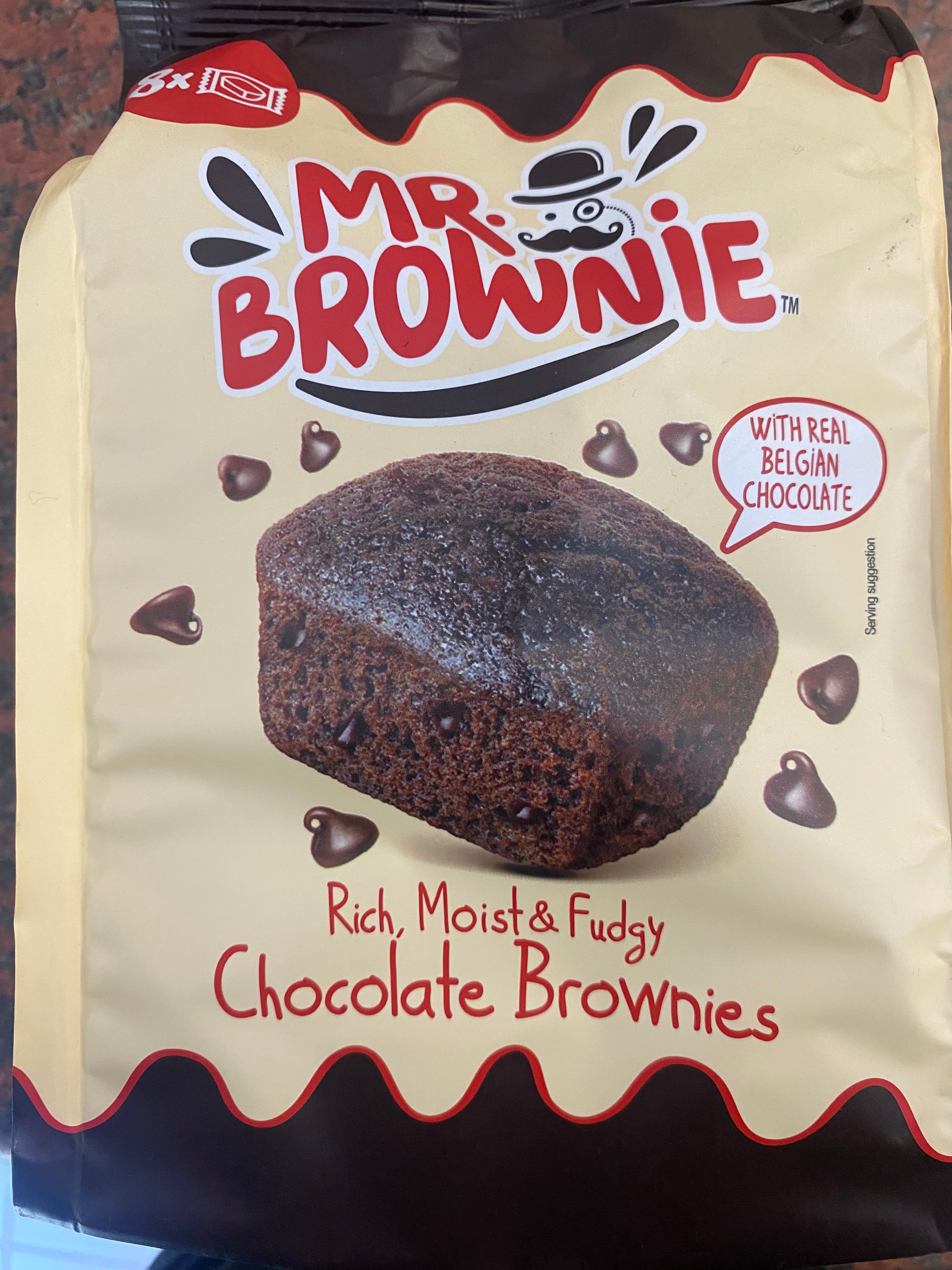 Mr Brownie choc x8