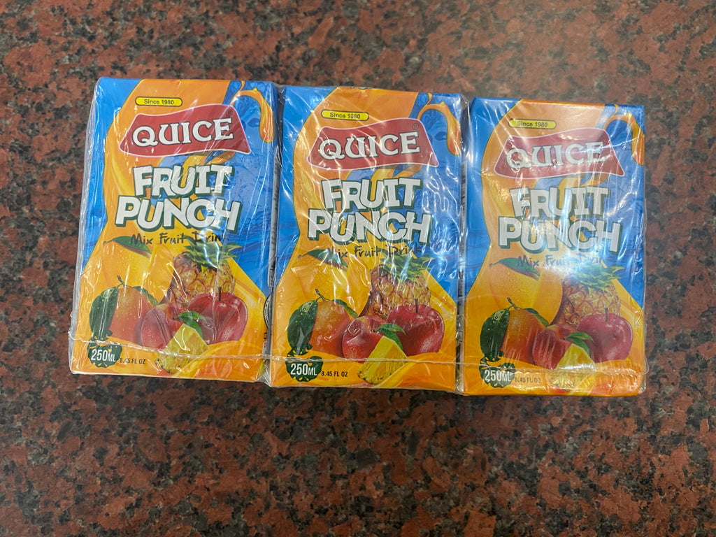 Quice fruit juice x6