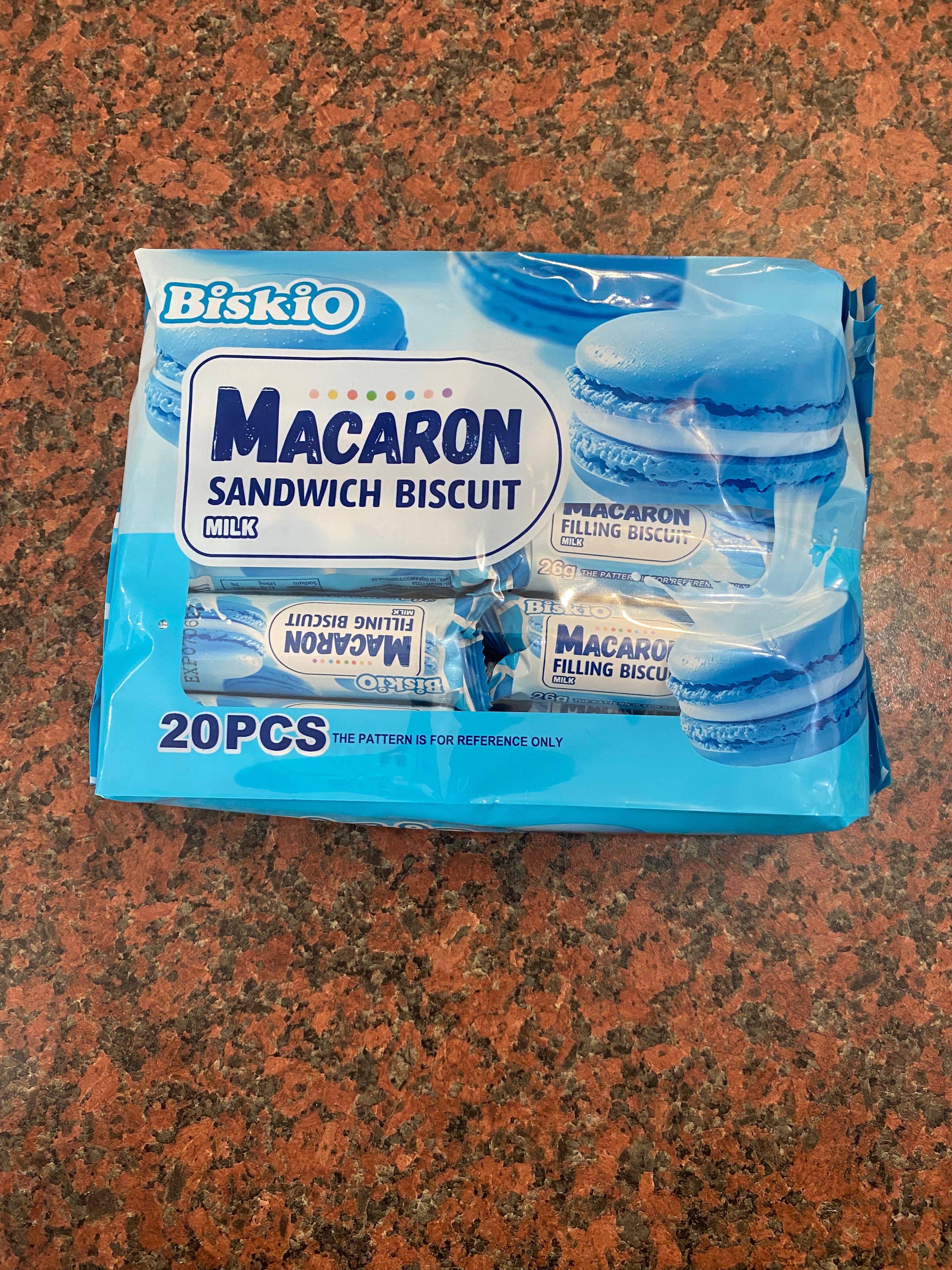 Biskio macaron packets 20