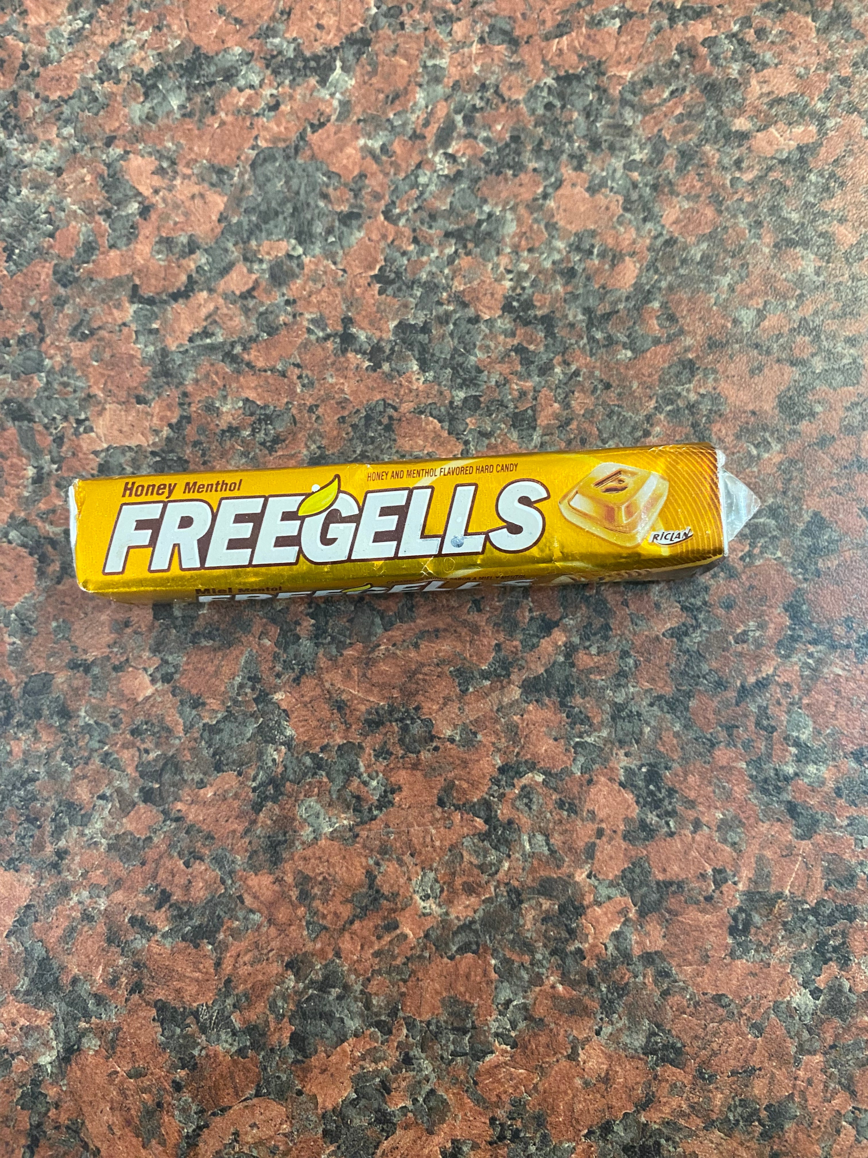Freegells honey menthol