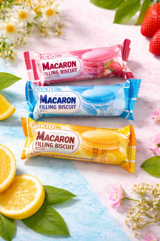Biskio macaron biscuit Assorted