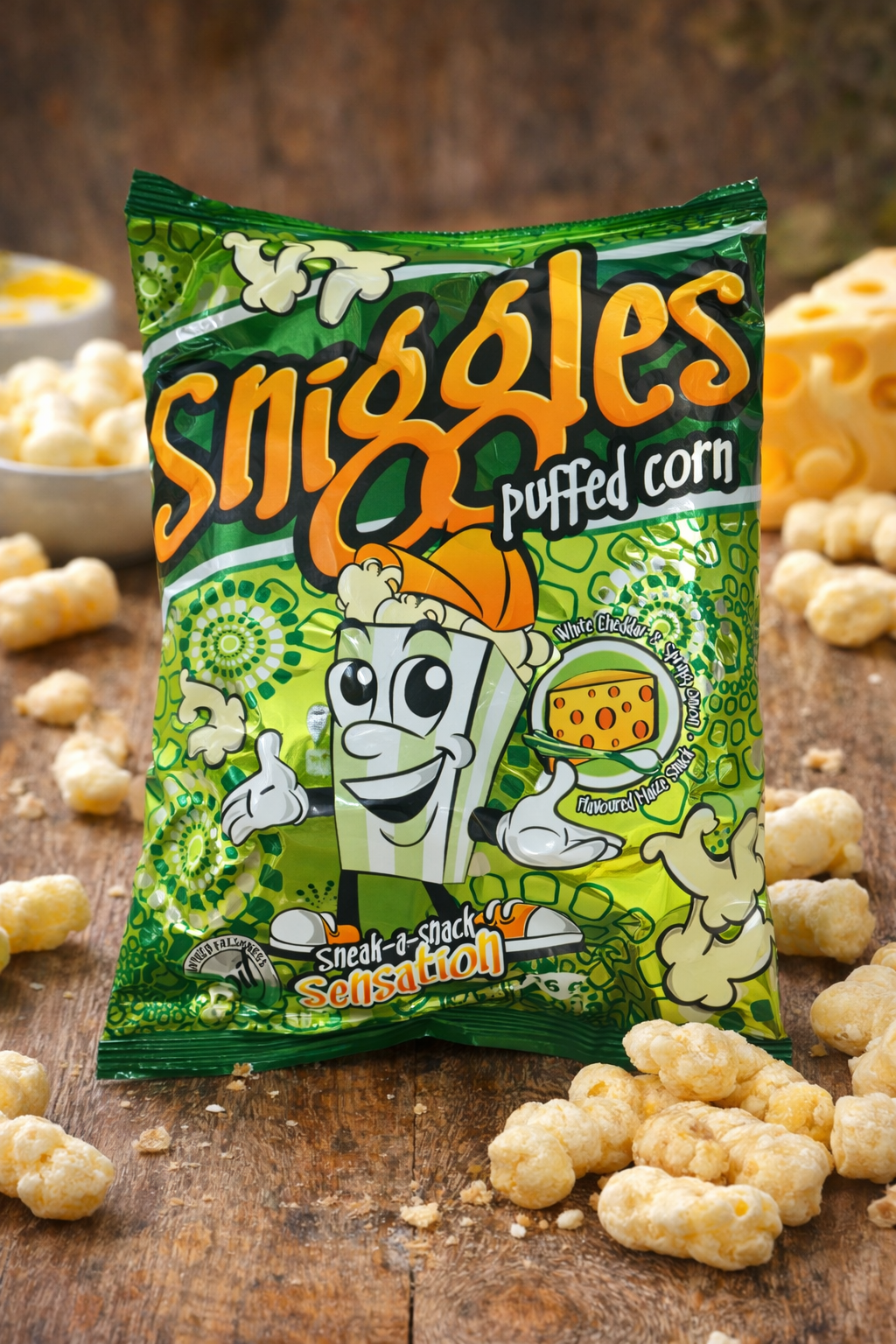 Sniggles Puffed Corn
